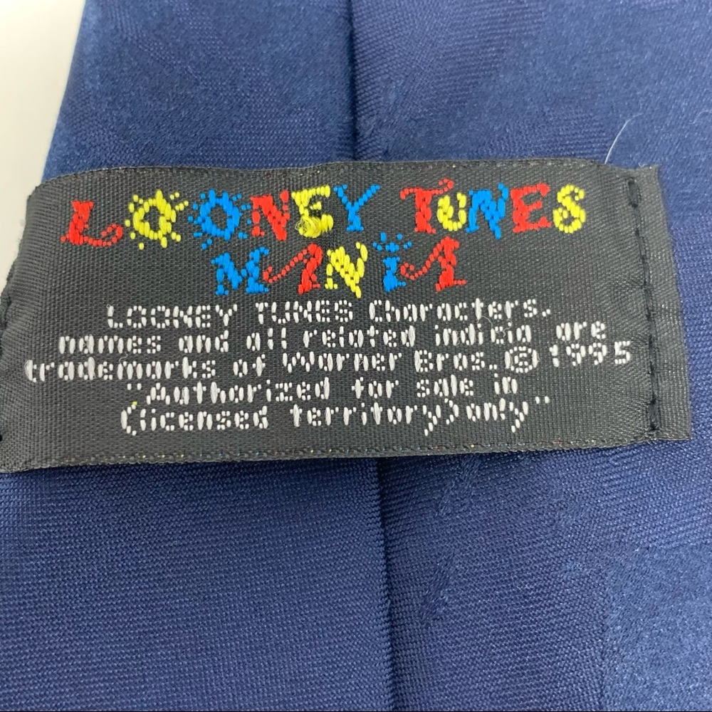 LOWEST Warner Bros. Looney Tunes Sylvester and Tweetie Blue Tie - Picture 4 of 6